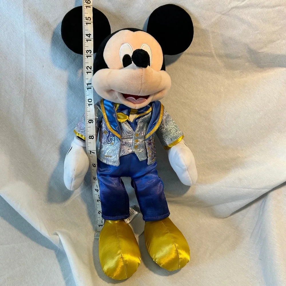 Disney Mickey Mouse Walt Disney World 50th Anniversary Celebration Plush 15 inch